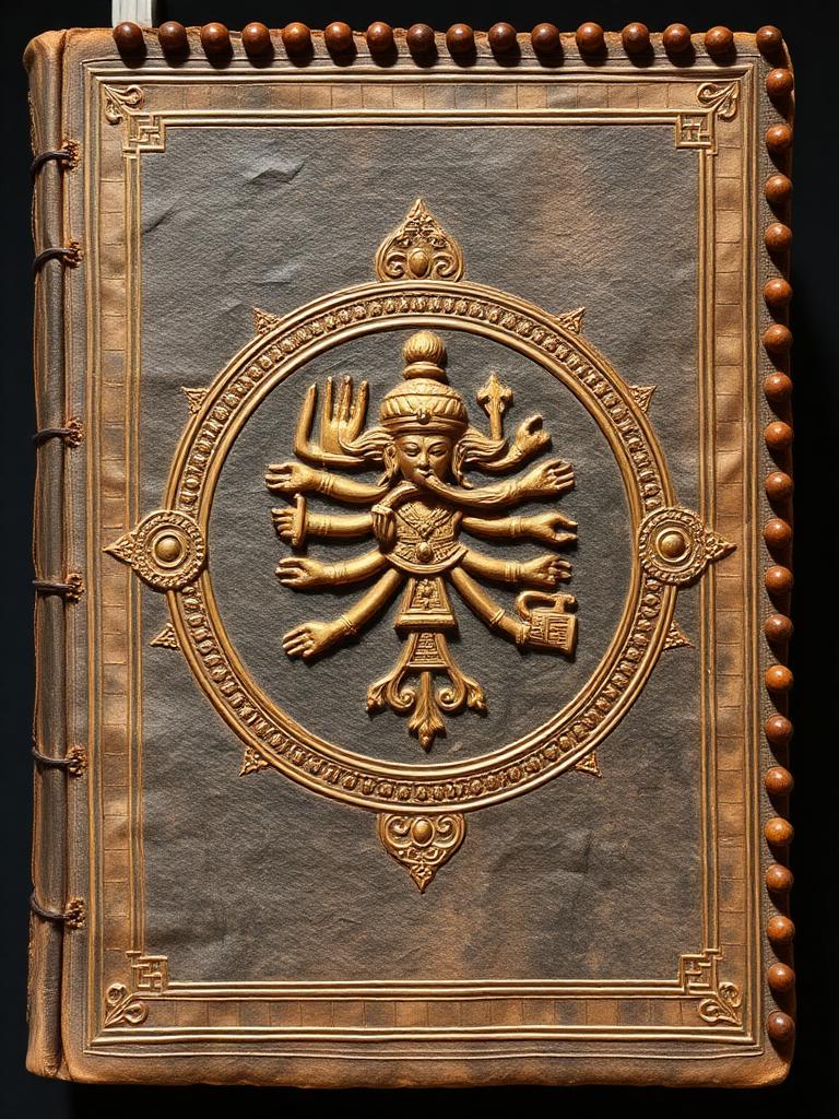 Śrī Rudram — ancient manuscript cover