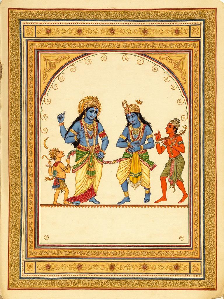 Rāmāyaṇa — ancient manuscript cover