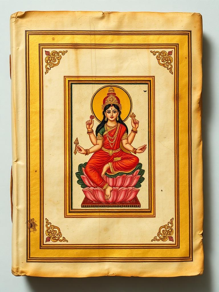 Devī Gītā — ancient manuscript cover