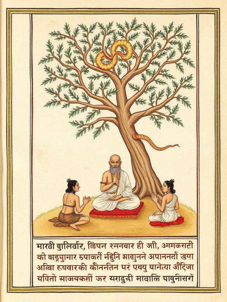 Yoga Sūtras of Patañjali — ancient manuscript cover