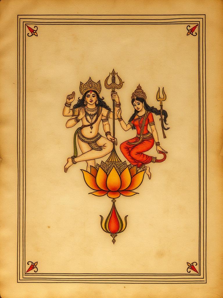 Rudra Yāmala Tantra — ancient manuscript cover