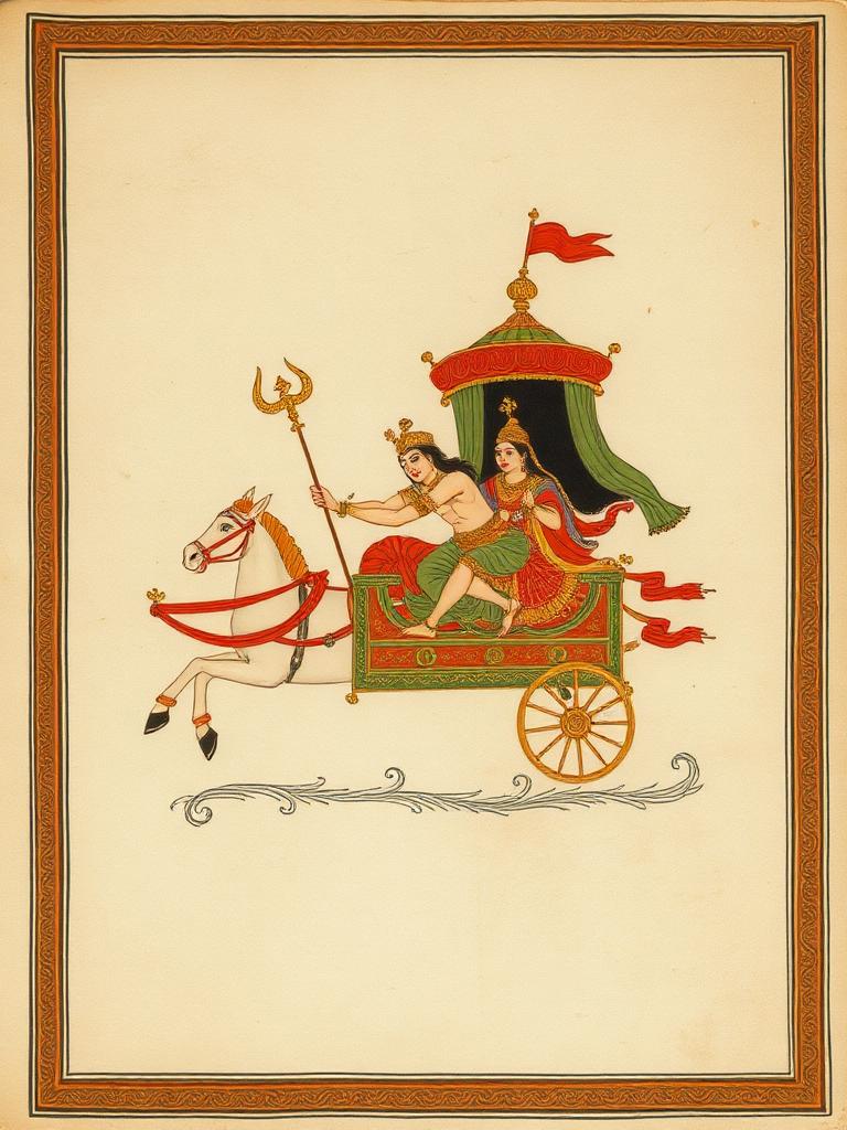 Bhagavad Gītā — ancient manuscript cover