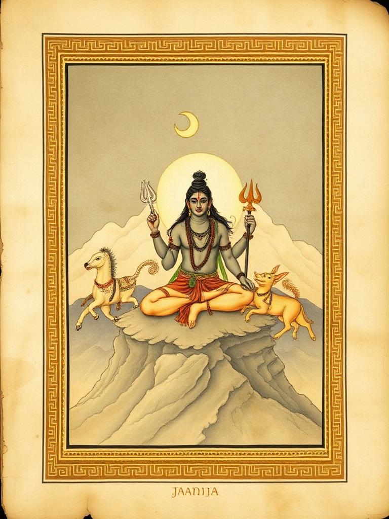 Śiva Purāṇa — ancient manuscript cover