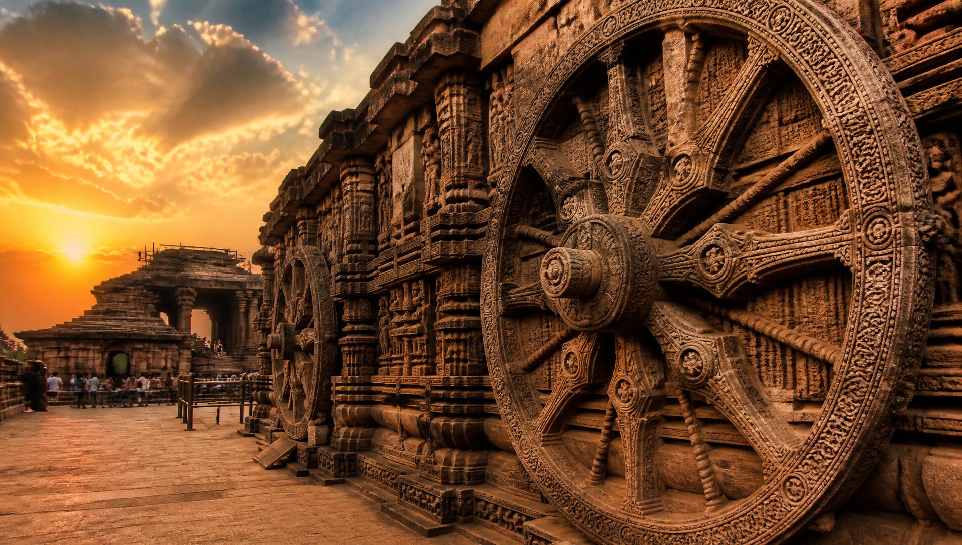 Sacred stone carvings of Konark